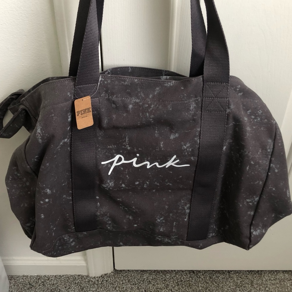 NWT PINK by Victoria's Secret Large Tie Dye Tote